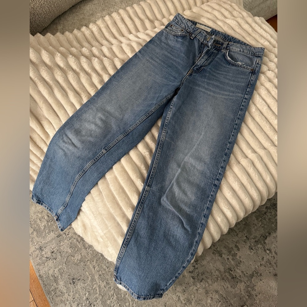 Zara Light Blue Denim Jeans